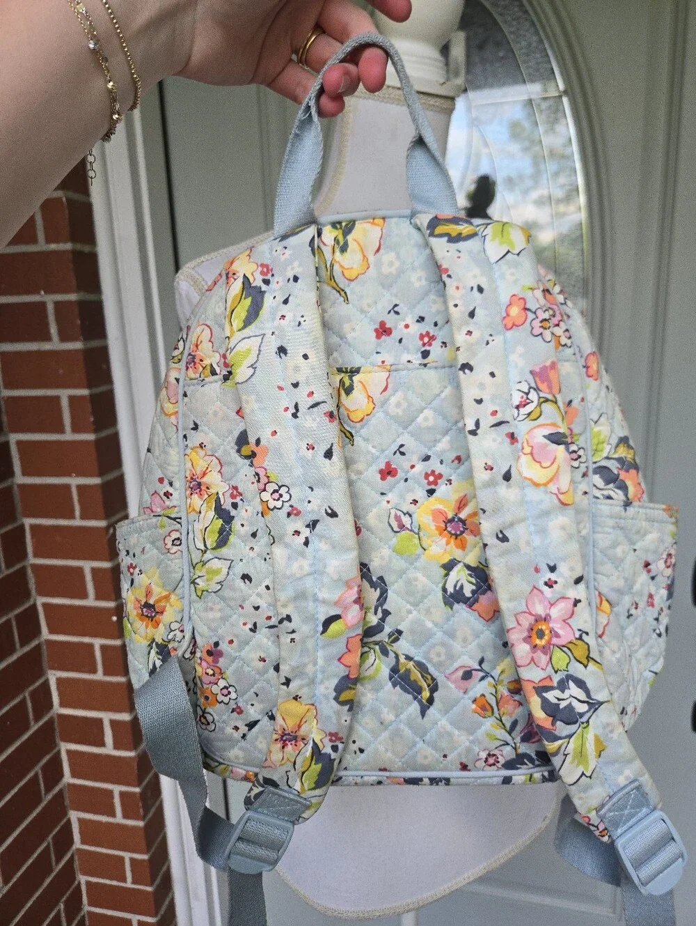 Vera Bradley Sea Air Floral Mini Backpack